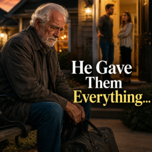 He Gave His Family Everything… Then They Left Him Outside With One Bag